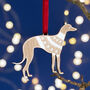 Personalised Gingerbread Dog Christmas Decoration, thumbnail 5 of 7