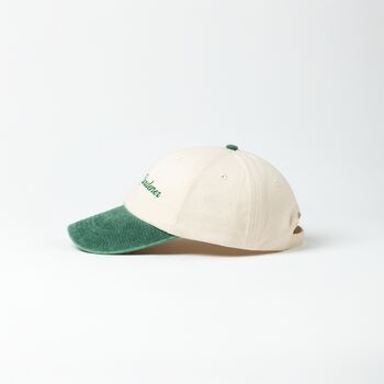 Personalised Baseball Cap With Custom Embroidery On Heavy Canvas, 6 of 9