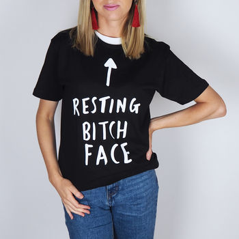 Resting Bitch Face T Shirt, 2 of 5