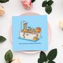 Cute Bear Bath Greetings Card, thumbnail 8 of 9