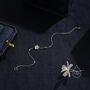 Aurora Crystal Star Bracelet In Sterling Silver, thumbnail 3 of 9
