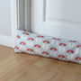 Elderberry Pattern Print Draught Excluder, thumbnail 1 of 2