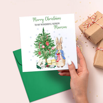 Peter Rabbit Christmas Card, 3 of 6
