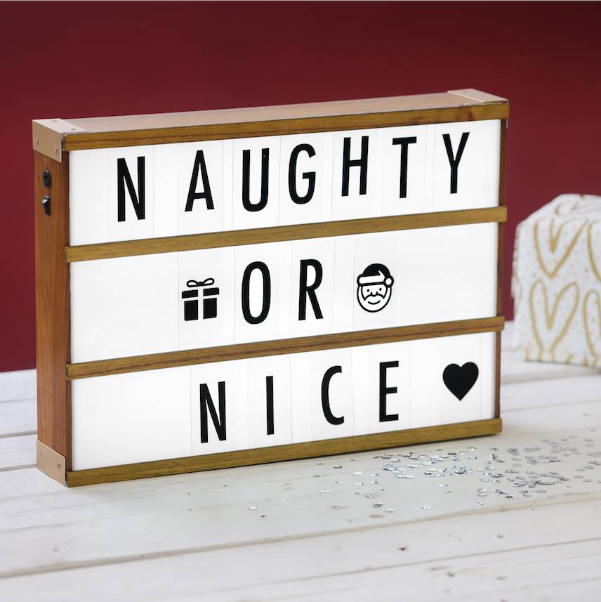 Wooden Cinematic Light Box By The Letteroom