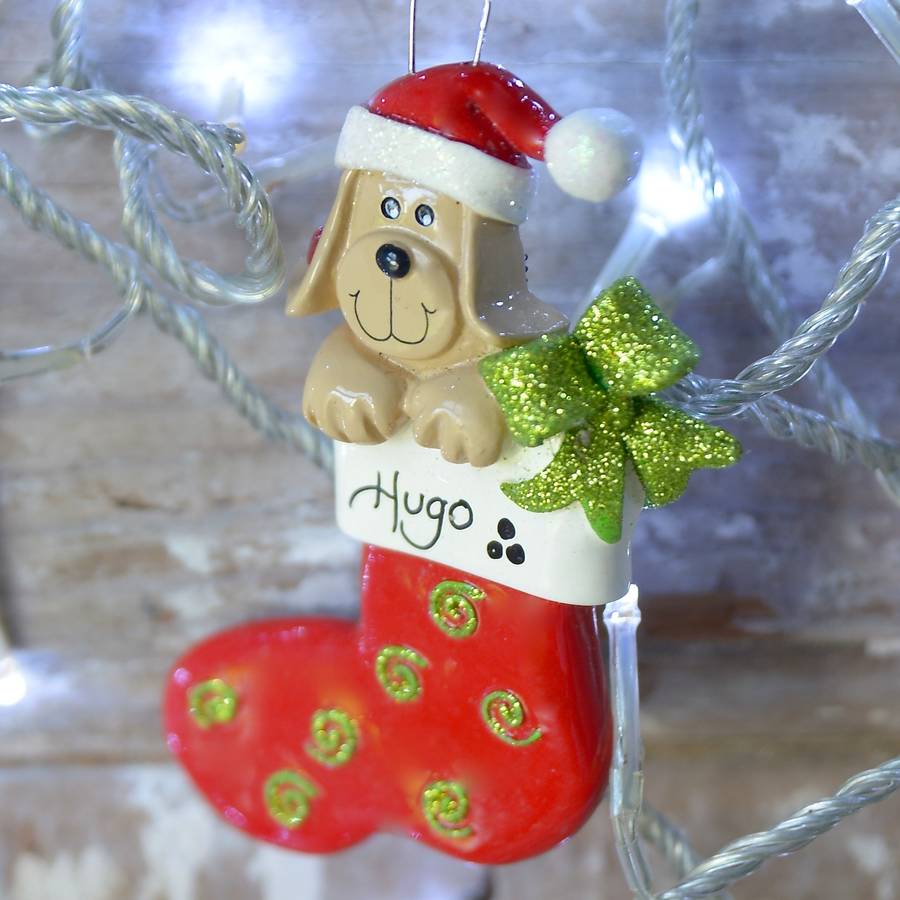 Personalised Pet Christmas Decoration By The Letteroom