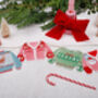 Vintage Christmas Bunting With 15 Christmas Jumper Flag Design, thumbnail 2 of 6