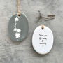 East Of India Porcelain Single Hanger Thank You Gift, thumbnail 1 of 2