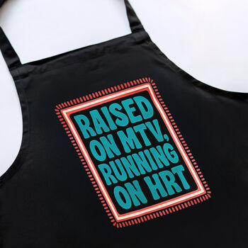 'Running On Hrt' Funny Apron For Ladies, 3 of 3