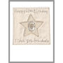 Personalised Initial Star Birthday Card For Him, thumbnail 8 of 12