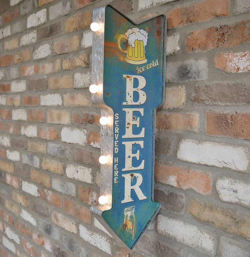 Beer Light Up Sign, 1 of 2