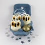 Felted Owl Christmas Decoration Snowy Owl Or Barn Owl, thumbnail 3 of 10