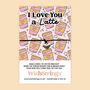 I Love You A Latte Wish Bracelet – Cute Coffee Love Gift, thumbnail 1 of 3