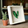 Hand Sculpted Ceramic Kitchen Wall Art: Olive Green Peppers, thumbnail 3 of 8