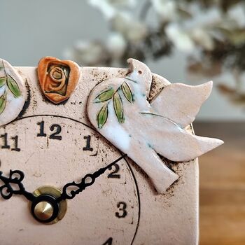 9th Wedding Anniversary Gift Mantel Clock, 2 of 7