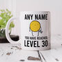Personalised 30th Birthday Mug 'Level 30', thumbnail 1 of 2