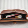 Luxury Leather Saddle Shoulder Bag With Optional Personalisation, thumbnail 4 of 4