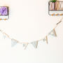 Personalised Wooden Name Bunting With Stars, thumbnail 1 of 3