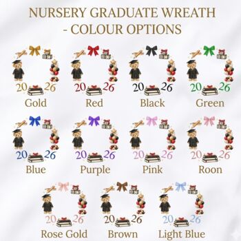Personalised Nursery Graduate Teddy Bear T Shirt 2026, 4 of 4