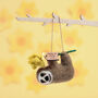 Hang In There Sloth Mother's Day Decoration, thumbnail 3 of 4
