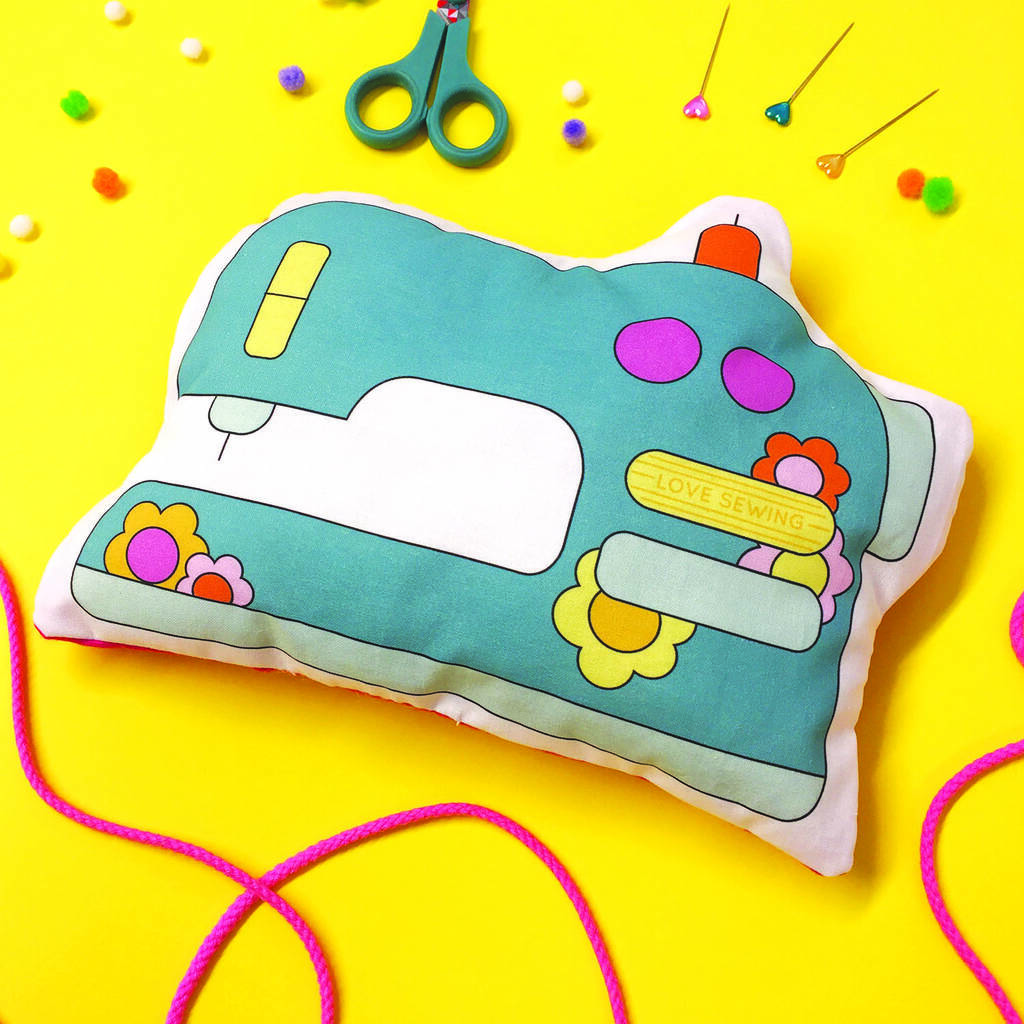 Super Sewing Machine Mini Cushion Making Kit By The Make Arcade