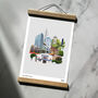 Colliers Wood London Print, thumbnail 1 of 9