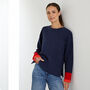 Davina Waffle Stitch Jumper, thumbnail 4 of 7