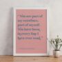 Romantic Quote Art By Charles Dickens Valentines Day, thumbnail 2 of 5