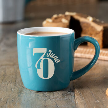 70th Birthday Personalised Mug, 2 of 4