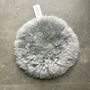 Silky Sheepskin Platinum Round Seat Pad 35cm, thumbnail 1 of 2