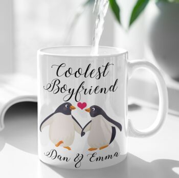 Personalised Boyfriend Penguin Mug, 2 of 2