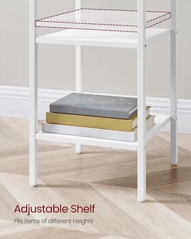 Tall Nightstand Bedside Table With A Drawer, 5 of 8