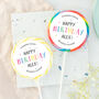 Personalised Sprinkles Birthday Giant Lollipops Set, thumbnail 1 of 3