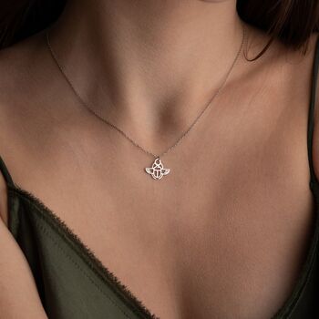 'New Beginnings' Scarab Beetle Necklace, 6 of 9