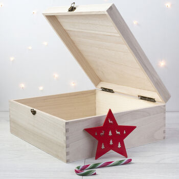 Personalised 'Oh Christmas Tree' Christmas Eve Box, 4 of 4