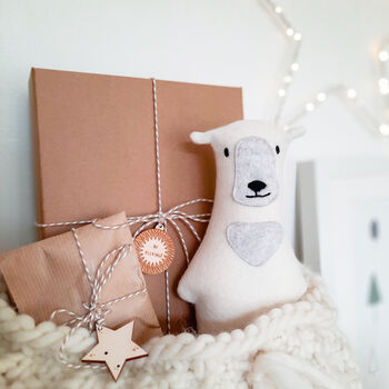 Piia The Polar Bear Soft Toy, 5 of 5