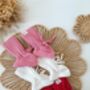 Newborn Oversized Headband, Cotton Baby Bow, Red, Dusky Rose Or White, thumbnail 9 of 10