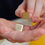 Dad Est. Year Personalised Square Cufflinks, thumbnail 2 of 11