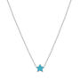 Turquoise Enamel Star Necklace, thumbnail 1 of 3