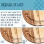 Personalised Kitchen King Beech Serving Board, thumbnail 5 of 5