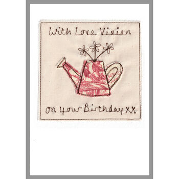 Personalised Watering Can Birthday Or Retirement Card, 11 of 12