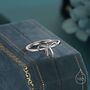 Sterling Silver Tiny Ribbon Bow Ring, thumbnail 1 of 12