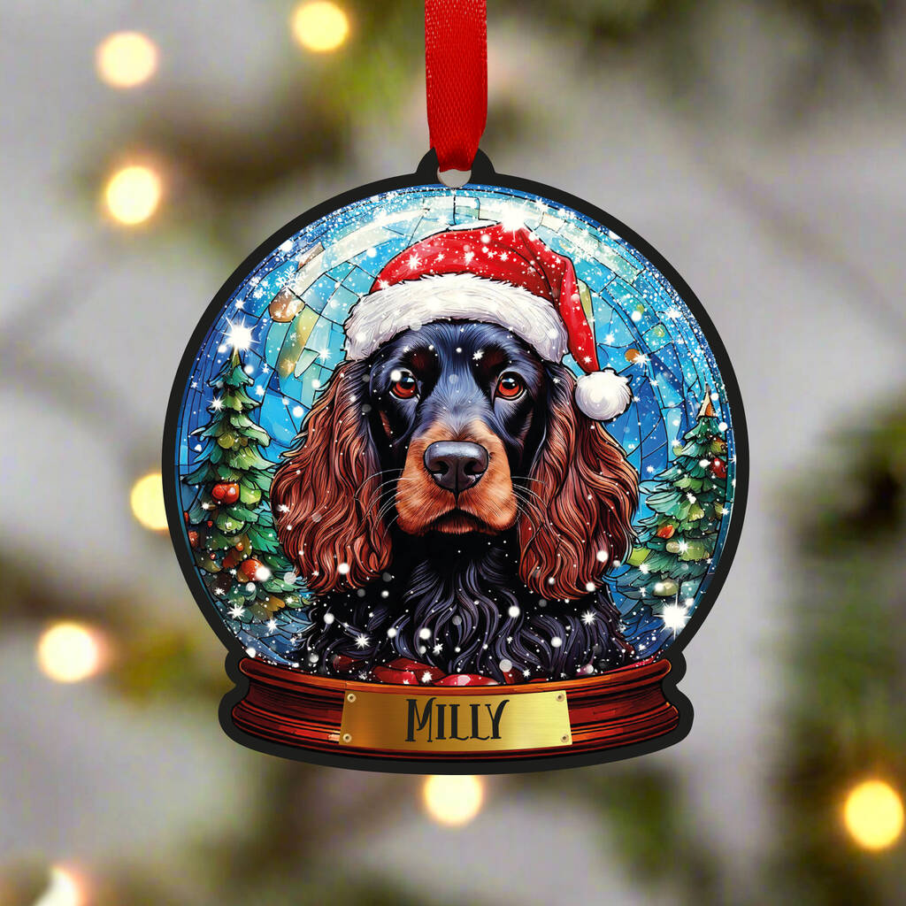 Cocker Spaniel Dog Tree Decoration, 1 of 10