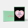 Happy Valentine's Day Love Heart Letterbox Iced Cookie, thumbnail 3 of 9