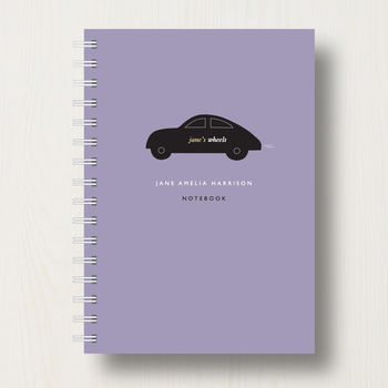 Personalised Car Lover's Journal Or Notebook, 8 of 11