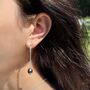 Midnight Baroque Clips Earrings, thumbnail 4 of 5