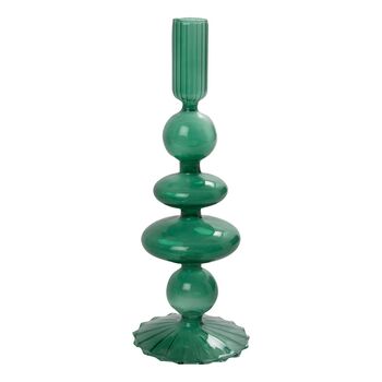 Glass Candlesticks In Assorted Colours, 3 of 9