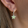 Sterling Silver Star Earrings, thumbnail 1 of 7