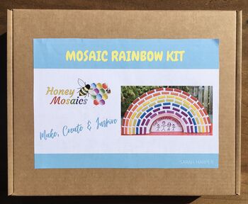 Personalised Rainbow Mosaic Kit, 2 of 3