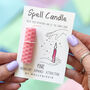 Pink Spell Candle Friendship, Romance And Attraction, thumbnail 1 of 2