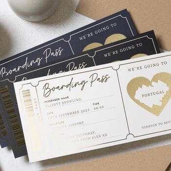 Scratch Reveal Boarding Pass Gift Voucher, 3 of 9